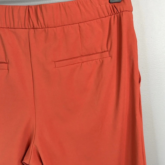 RW&CO Leisure Trousers Burnt Orange Elastic Drawstring Waistband High Waist M - Picture 6 of 12